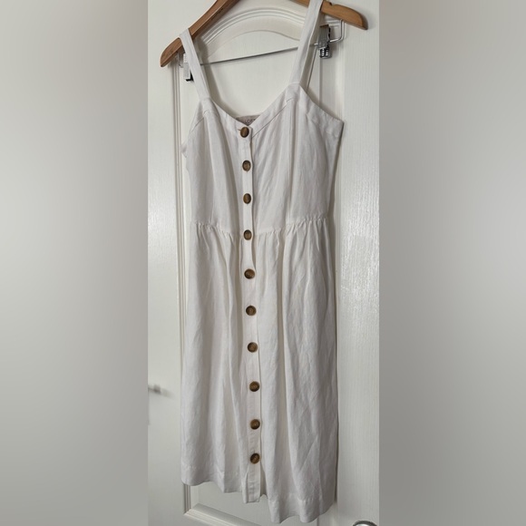 NWT White Loft Summer Dress - Size 0P - Picture 2 of 9